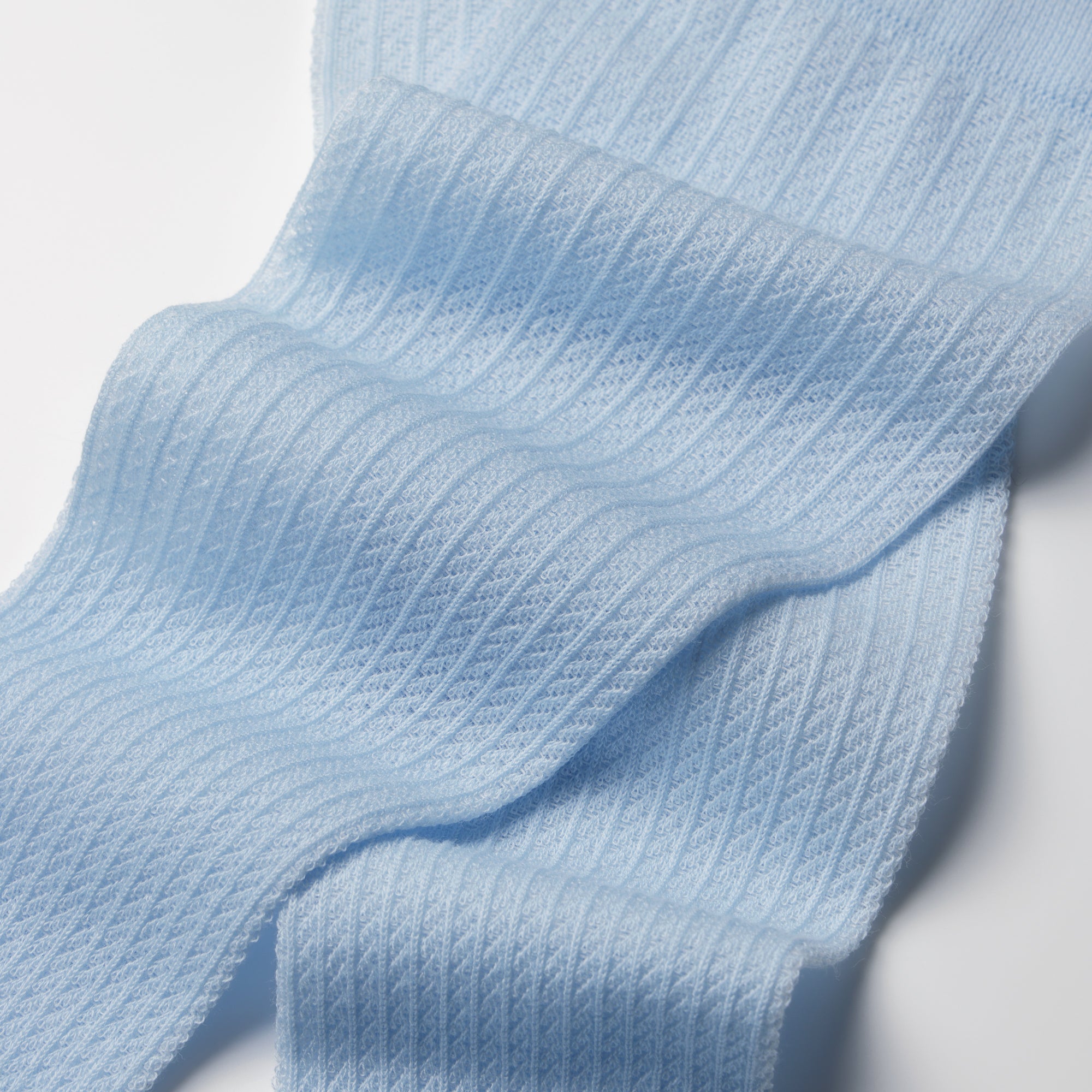 MAEÉ コンプレッションソックス(コットンシアータイプ)セレストブルー