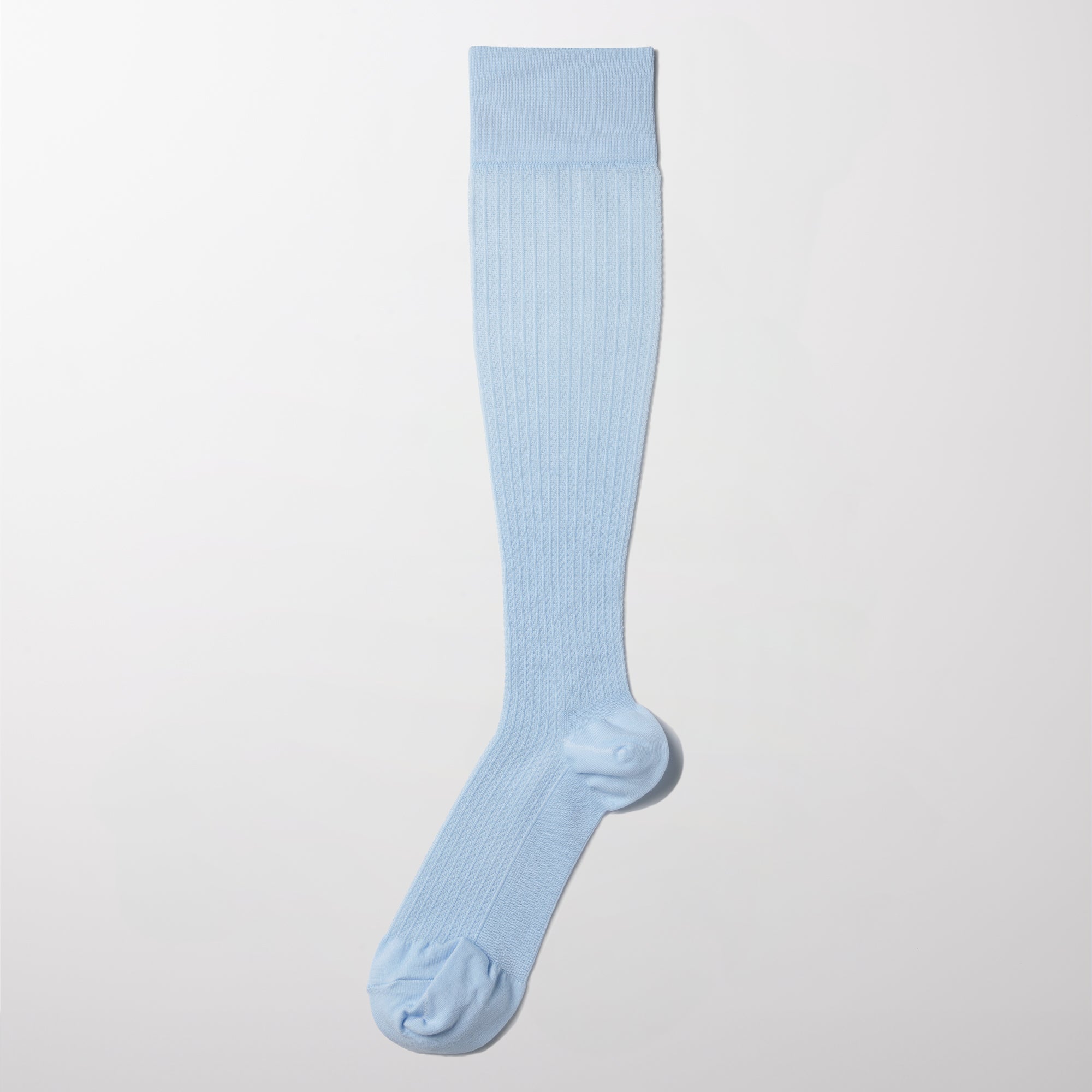 MAEÉ コンプレッションソックス(コットンシアータイプ)セレストブルー
