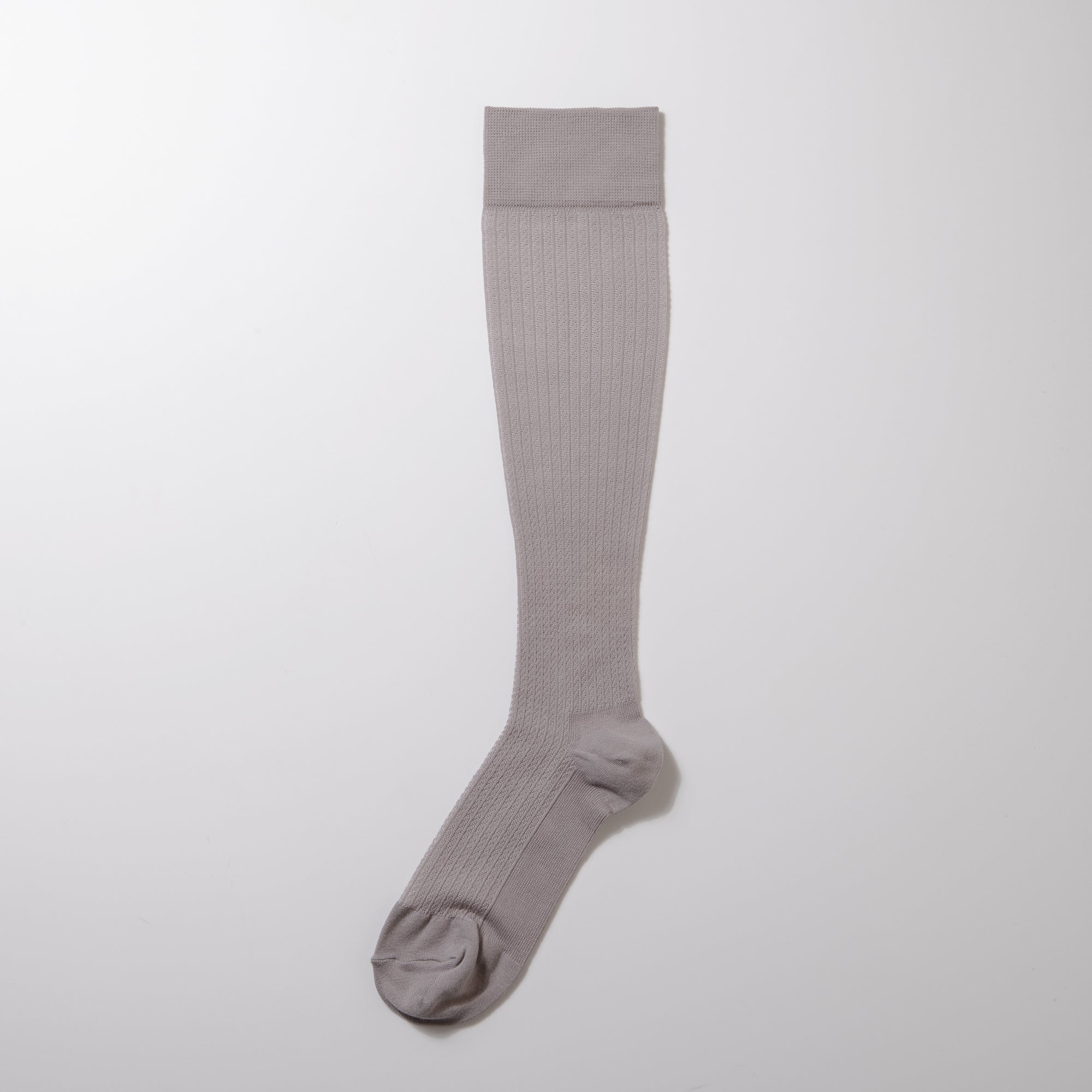 MAEÉ コンプレッションソックス(コットンシアータイプ)ダブグレー