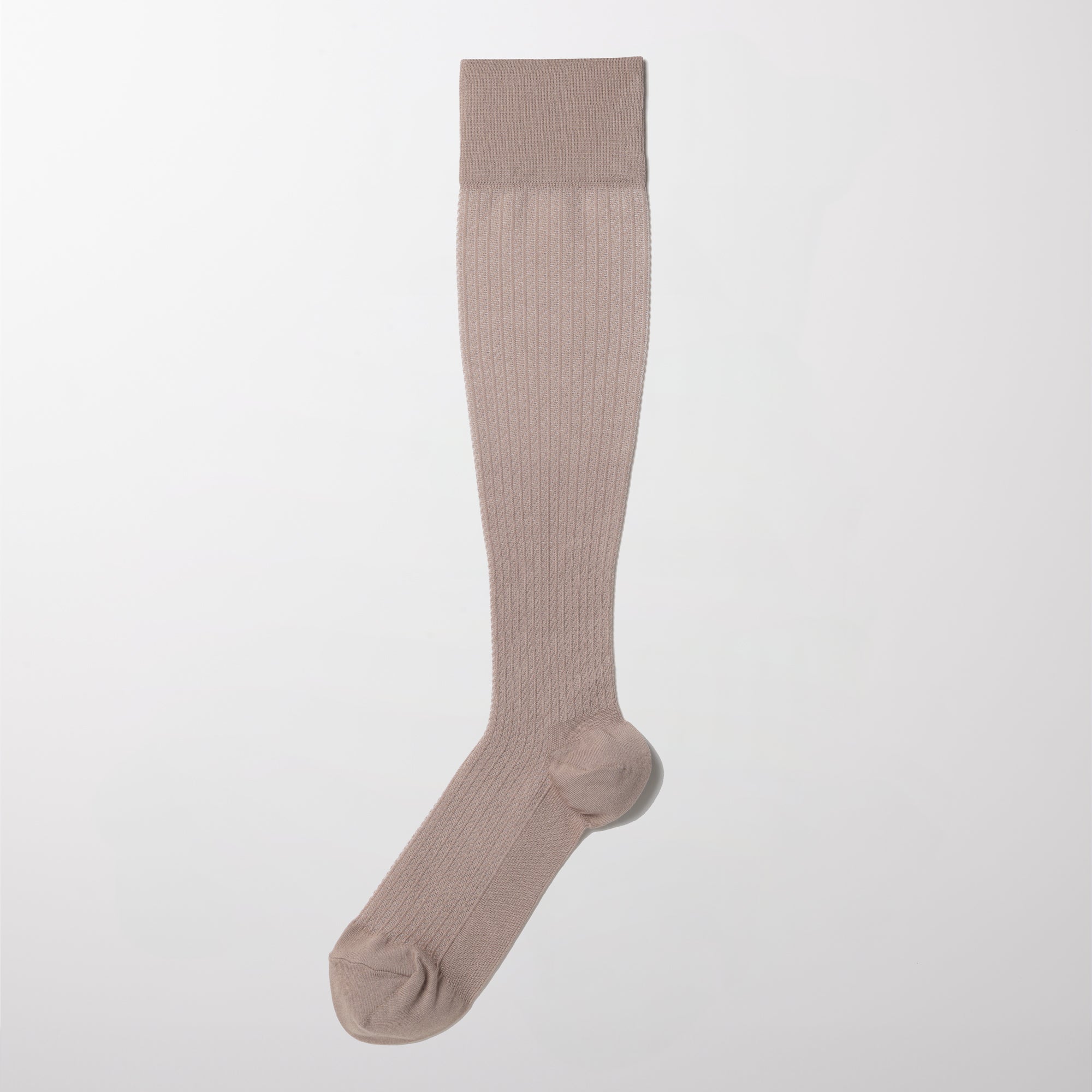 MAEÉ　コンプレッションソックス（コットンシアータイプ）プリュムモカ